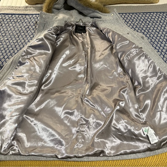 J. Crew Wool Blend Coat 6T Gray - Picture 5 of 9